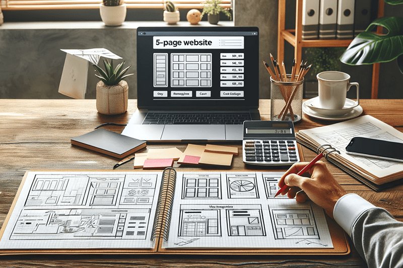 What is the Average Cost of a 5-Page Website?